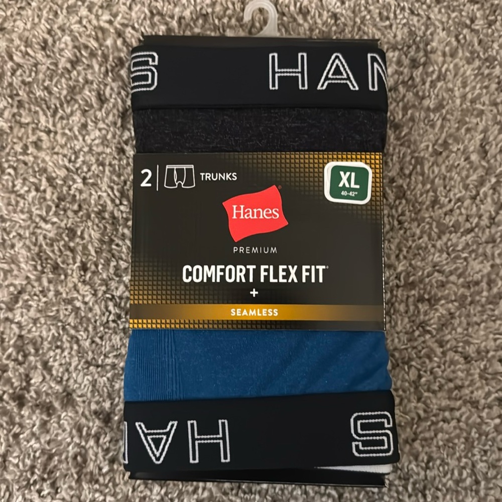 Hanes Premium Comfort Flex Trunks (Boxer Briefs) Size X-Large